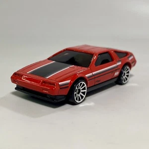 Hot Wheels DMC DeLorean ('81 DeLorean DMC-12) Red Edition 1:64 Diecast Car #101 - Picture 1 of 12
