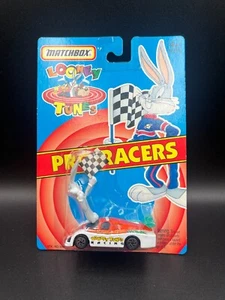 Matchbox Looney Tunes Pro Racers Group C Racer White 1993 MIP - Picture 1 of 3