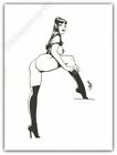 Affiche Jordi BERNET Pin-up 02 Sexy 28,5x38 cm 