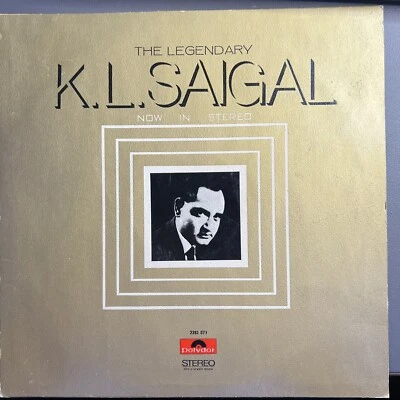 K.L. Saigal The Legendary  Record Hindustani India - Image 1 of 4
