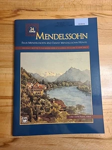 Mendelssohn -- 24 Songs: Medium Voice (Alfred Vocal Masterworks Series) - GOOD - Imagen 1 de 5