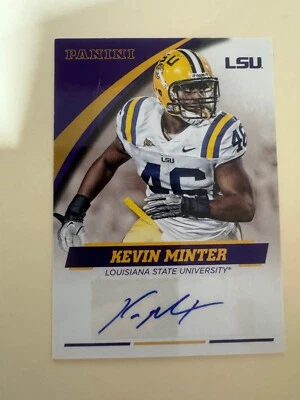 2015 Panini Collegiate LSU Autograph #KM-LSU Kevin Minter - Image 1 of 2