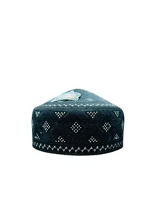 Muslim Cap for Men, Prayer Cap, Islamic Cap, NAMAZ TOPI, Round Shape Muslim Topi - Picture 1 of 9