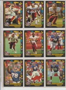 1992 WILD CARD FOOTBALL NFL EXPERIENCE SUPER BOWL 10-CARD SET - Picture 1 of 1