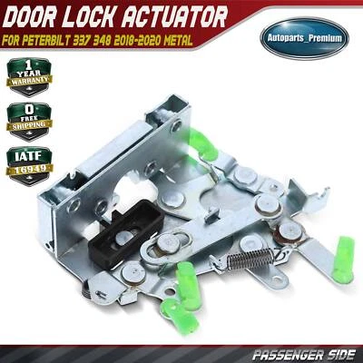 Actuador de cerradura de puerta lateral derecho pasajero para Peterbilt 330 335 337 340 365 metal Foto 1 de 4
