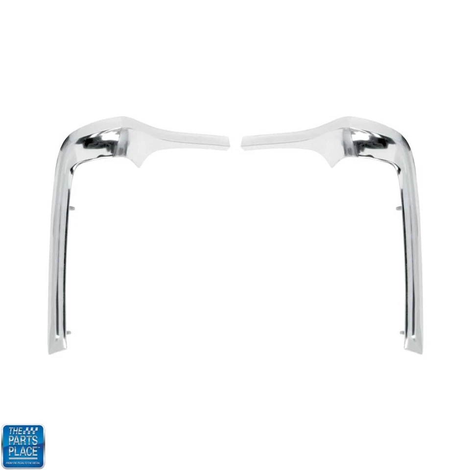 Juego de molduras de cejas de extensión de guardabarros delantero Chevrolet Nova 1968-72 par Foto 1 de 1