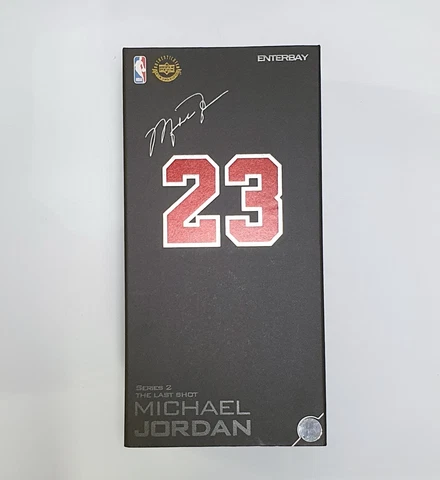 ENTERBAY Michael Jordan #23 Last Shot - Black Jersey 1/6 Action Figure Cover
