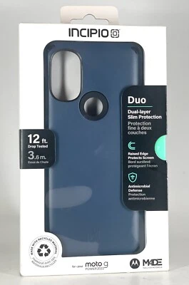 Capa dupla camada Incipio Duo Series para Moto G Power 2022 - Azul denim escuro - Imagem 1 de 2