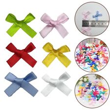 Crafty Textile Wholesale Pack of 100 Satin Ribbon Bows for DIY Party Decor