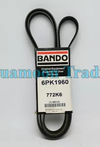 Bando 77.2" 6PK1960 V-Belt Serpentine Belt 2ECL5 00649717003128 Alternator/Air - Picture 1 of 3
