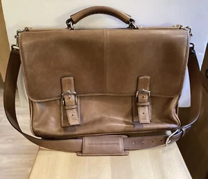Vintage Coach Leather Thompson EXECUTIVE Briefcase, Messenger Bag , Laptop, EUC - Picture 1 of 16