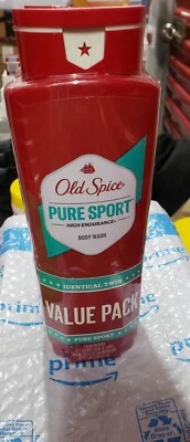 Lote de 2 Jabones Corporales Old Spice Pure Sport Alta Resistencia, 18 fl oz. (Pack de 2)  Foto 1 de 4