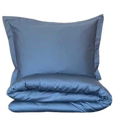 Bettwäsche-Set Blau Baumwolle 135x200 | 140x200 | 155x220 | 200x200 | 200x220 - Bild 1 von 4