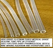 Food Grade Clear Translucent Silicone Tube Beer Milk Hose Pipe Soft Rubber