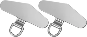 Metal Phone Tether Tab, Metal Phone Patch, Universal Cellphone Lanyard Pad for F - Picture 1 of 12