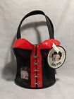 2004 Rare Betty Boop Collectible Sexy & Cute Red & Black Corset Hand Bag NWT