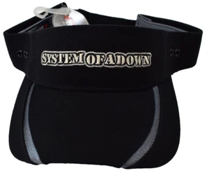 System of a Down Mens System Of A Down SOAD Logo Strapback Visor Cap NWT - Picture 1 of 7