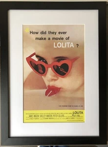 Framed Lolita Movie Poster (Reprint) - 23" x 17" - Picture 1 of 4