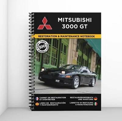MITSUBISHI 3000 GT : Libretto Di Restauro E Manutenzione - CONSEGNA GRATUITA - Immagine 1 di 4
