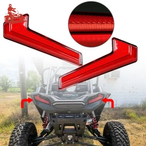 Left Right Rear LED Red Tail Light For Polaris RZR XP 1000 2019-2021 - Picture 1 of 9