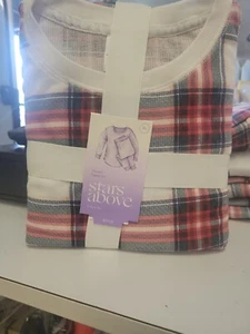 M - Plaid Thermal Pajama Set - Stars Above - Plaid - Picture 1 of 1