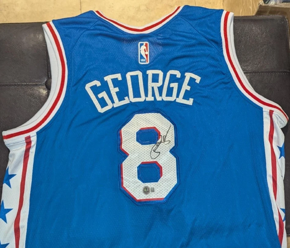 Paul George Basketball NBA Original Autographed Jerseys for sale