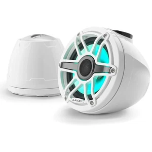 JL Audio M6-650VEX-Gw-S-GwGw-i 6,5" geschlossene Marine Lautsprecher - weiß mit RGB LED - Bild 1 von 1