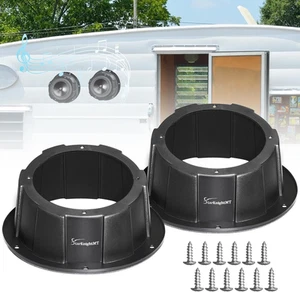 Universal abgewinkelt Aufputz Lautsprecher Pods Boxen Gehäuse für Rvs, Utvs, Trun - Bild 1 von 12