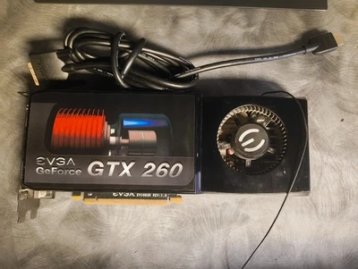 EVGA NVIDIA GeForce GTX 260 896MB GDDR3 SDRAM W/ Accessories - Image 1 of 4