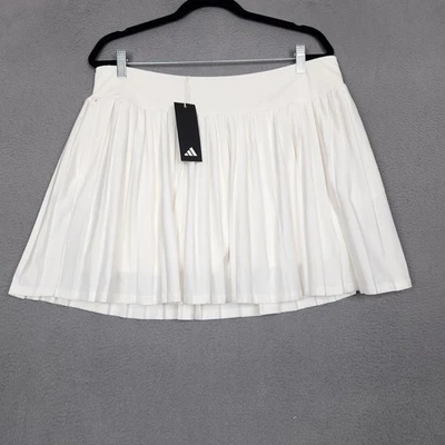 Adidas Skort Mujer Grande Blanco Tenis Golf HS8951 Ultimate365 Tour Plisado Foto 1 de 4