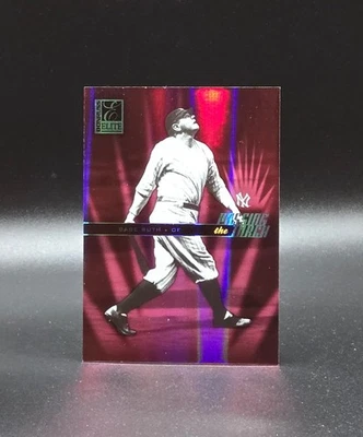 Donruss Elite Babe Ruth 2004/1000 Passing the Torch rojo inserto paralelo PT-27 Foto 1 de 3