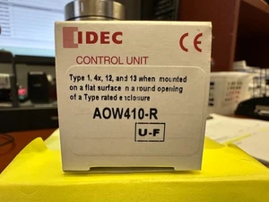 IDEC AOW410-R Pushbutton, Maint, Red, 40mm Mush, 1 - Picture 1 of 6