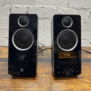 Logitech Z-10 2.0 Speaker System for Gaming PC Computer Laptop Speakers - Photo 1/10