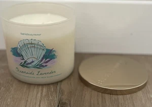 Bath & Body Works Large 14,5 Oz. OCEANSIDE LAVENDER 3 - DOCHT KERZE NEU - Bild 1 von 2