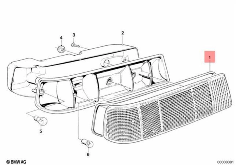Genuine BMW E21 Sedan Sealing Frame Left OEM 63211367509 - Image 1 of 1