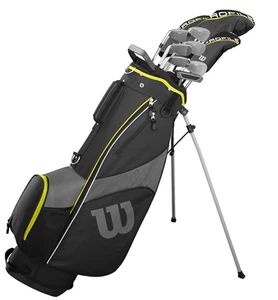 New Wilson Golf Profile SGI Teen Complete Set W/Bag Uniflex [5'3"-5'8"] - Picture 1 of 8