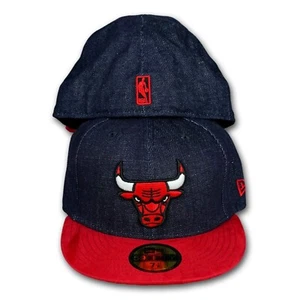Chicago Bulls New Era NBA 59FIFTY Fitted Cap SIZE 7 (55.8cm) Brand New With Tags - Picture 1 of 1