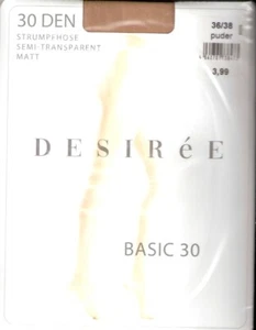 Strumpfhose BASIC 30 von DESIREE Gr. 36-38 puder - Bild 1 von 1