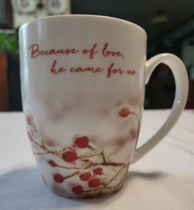 Taza Faithfully Yours “Because of Love He Came for Us” 12 oz. - Imagen 1 de 6