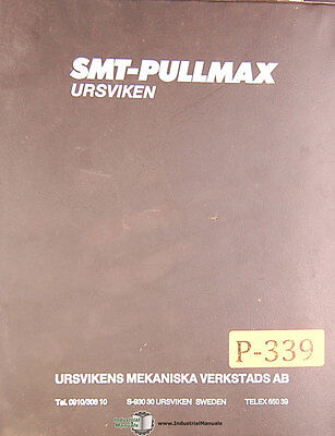 Pullmax KPD, 2551 Hydraulic Press Brake, Operations Maintenance & Parts Manual • 123.04£