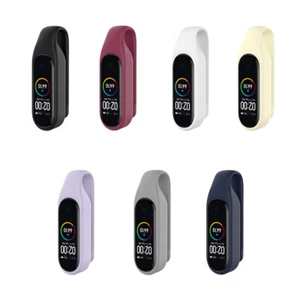 Steel Sheet Solid Color Clip Holder Case Accessories for Xiaomi Mi Smart Band 6 - Photo 1 sur 15