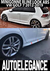 VW GOLF 7 MK7 2012+ 5 PORTE MINIGONNE LATERALI SPORTIVE SOTTO PORTA ABS R RLINE