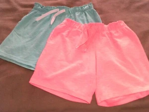 Girl's Lot of 2 Size 12 Trq. & Salmon Polyester Blend Shorts by SO - Picture 1 of 5