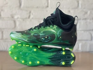 Under Armour Spotlight Lux MC LE Slime Football Cleats Men Size 13.5 3025376-001 - Picture 1 of 10
