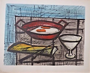 Buffet “Nature morte aux œufs” litho Douze Aquarelles Ltd Ed.#282/300 INV2533 - Picture 1 of 2