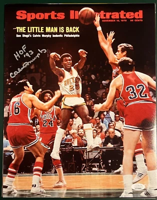 CALVIN MURPHY Signed Autographed Auto 11x14 Photo Picture Houston Rockets JSA - Image 1 of 3