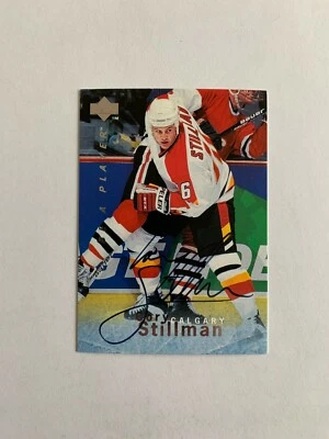 1995-96 Be A Player Autographs #S132 Cory Stillman - Calgary Flames - Image 1 of 2