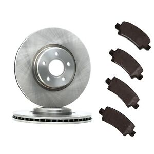 REAR BRAKE DISCS AND PADS FOR VOLVO V70 302MM