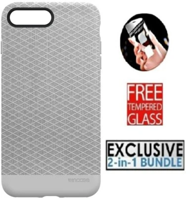 Incase iPhone 8 Plus & 7 plus Textured Snap Rugged ShockProof Case Cover - Grey - Image 1 of 2
