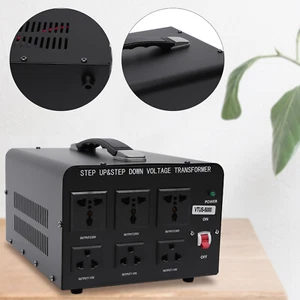 5000W Peak Voltage Converter Transformer Heavy Duty Step Up/Down 110V to 220V - Picture 1 of 12